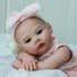 46cm Hand-painted Hair Reborn Baby Doll Children Girl Companion Dress Up Toy Birthday New Year Gift