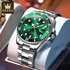 2023 New Hot Selling Lao Ou Li Shi Premium Watch Glow Waterproof Lux Green Water Ghost Mechanical Watch Men’s Watch Business Watch