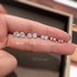 Fresh Simple Versatile White Rhinestone Silver Needle Mini Nude Diamond Earrings For Men And Women Zircon Ear Bone Studs