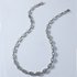 Hip Hop Coffee Beans Necklace Bracelet Set Men Women Coffee Beans Link Chain Chorkers Female Charm Jewelry
