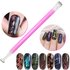 Cat Eyes Magnet Strong Effect Magetic Stick Board for 9D Cat Eyes 3D Line Strip Effect Multi-function Magnet Pen for Nail Gel