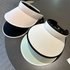 Summer empty top hat women’s big brim sunscreen hat foldable hair hoop sun hat UV resistant face blocking Sun hat