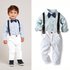 Baby clothes Boys solid color long sleeve pants multi-piece gentleman suit for baby boys