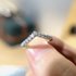 Live V-Shaped Simple Guardian Zircon Moissanite Light Luxury Adjustable Stackable Ring For Women