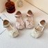 Children’s Little Fragrant Princess Shoes 2025 Spring And Summer New Korean Edition Girls‘ Soft Bottom Butterfly Knot