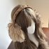 Folding enlarging long plush for warmth, making the face look small warm. The furry cushions have wide edge and a niche