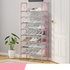 1pc 6/8 Layer Metal Shoe Rack, Suitable For Entrance, Bedroom, Living Room – Sturdy Independent Space Saving Shoe Rack