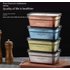 Pure Titanium Household Fresh Keeping Box Sealed Lunch Box With Lid Fruit Lunch Box Rectangular Refrigerator Storage Large Capacity