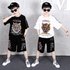 Fashionable short sleeved set, trendy children’s two-piece set for boys, 2023 new summer clothing,