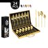 24-Piece Knight Cutlery Set – Stainless Steel Steak Knives Forks & Spoons For Restaurant & Home Dining
