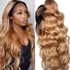 1B/27 Ombre Human Hair Wig Sale Body Wave HD Lace Front Women Honey Blond Glueless 13X4 Frontal