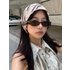 Retro Wasteland Wind Metal Frame Oval Sunglasses Women’s Premium Sense Spice Girls Street Photos Concave Sunglasses