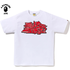 A BATHING APE BAPE-Ape Head Creative Text Letter Printed Pattern Cotton Short Sleeved T-shirt