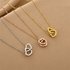 Heart Shaped Necklaces Romantic Simple Titanium Steel Necklace All-match Love Pendant Valentine’s Day Popular Ladies Jewelry