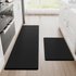Anti-Fatigue Floor Mat – Non-Slip Kitchen & Standing Desk Pad For Home/Office/Garage (Memory Foam Waterproof Easy Clean 24″X36″ Black/Gray)