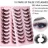 Beauty Health High Mink False Eyelashes 8d Thick Curling Fried Hair 10 Pairs Of Eyelashes Grafting Eyelashes