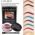Colorful Eyebrow Tint Pomade Gel Enhancer Cosmetics Eye Brow Cream With Brush Kit Red Purple Grey Color