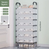 1pc 7-layer Shoe Rack, Metal Frame, Suitable For Space Saving Storage In Homes, Bedrooms, And Corridors, Assembled Multi-purpose Shoe Cabinet