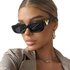 Fashion Cat Eye Sunglasses Women V Sun Glasses For Ladies Classic Rectangle Driving Shade