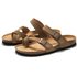 Ruixu New Fall Summer Women’s Soft Wood Slippers Trendy Men’s Flip Flops Couple Beach Shoes Water Squeeze Outer Wear