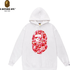 A Bathing APE BAPE-BAPE CAMO Series Camouflage Ape Head Pattern Printed Pure Cotton Hooded Sweatshirt For Both Men And Women