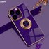 15 Pro Max Plating Frame Ring Stand Magnetic Phone Case For iPhone 14 13 Mini 12 11 X Xr 7 8 Plus Hold