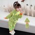 Girls plush hoodie 2023 new trendy clothing western-style two-piece set for children’s Korean version of