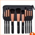 10 pcs makeup brushes set makeup tools foundation brush loose powder brush black gold brush set GUJHUI