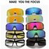 Sports Sunglasses Goggles Outdoor Mountain Bike Cross Country Skiing Goggles Anti Ultraviolet Four Bends
