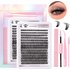 European and American cross border DIY segmented false eyelashes set 280 clusters large capacity dense D curve 30P single cluster eyelashes