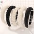 Pearl Headband – Vintage Beaded Hairband For Women, Handcrafted Elegant Hair Accessory (Adjustable, 3.5cm Width)