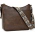 Crossbody Bags for Women Trendy Vegan Leather Hobo Purses Shoulder Handbags With Wide Shoulder Strap