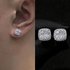 American Style Earrings For Men, Yellow Diamond, Zircon, Rock Sugar For Men, Hip-hop Trend, High-end Earrings For Women