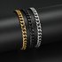 24 New Hip-Hop Style Titanium Steel Cuban Chain Bracelet Xiyin Hot Sale