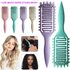 Combs Bouncing Comb Curling Definition Styling Home Hollow Comb Curly Hair Dry And Wet Dual Use Massage Comb