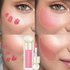 Liquid powder blusher peach cream makeup powder blusher palette powder blusher facial contour powder blusher cosmetics