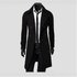 M-4Xl Autumn And Winter Long Double Breasted Windbreaker Men’s Slim Fit Woolen Coat Men