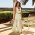 Women’s Clothing Vest High Waist Mesh Splicing Long Skirt Hot Girl Holiday Style Suit Female