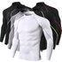 2025d Men’s High Neck Fitness PRO Sports Running Long Sleeve T-Shirt Autumn Winter Elastic Quick-Dry Stand Collar Sweatshirt