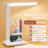 Adjustable LED Desk Lamp With Touch Control – Foldable Eye-Care Study Light (3 Color Modes, USB Rechargeable, 360° Rotation, CE Certified)