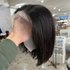 Straight Short Bob Wigs Human Hair 13*4 Lace Front Wigs Pre Plucked With Baby Hair Glueless Straight Human Hair Wigs