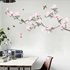 GS9593 Chinese style warm wall decorations, flower and bird living room stickers, self-adhesive wallpaper