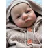 Pinky Reborn 19 Inch 48 cm Reborn Doll Realistic Bebe Reborn Soft Silicone Realistic Soft Vinyl Lifelike Cute Newborn Reborn Bab