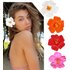 10cm Hibiscus Flower Headdress Hawaiian Flower Hairpin 3.5 Inch Plumeria Hairpin Women’s Wedding Flower Hair