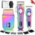 Professional Hair Clippers for Men & T-Blade Trimmer Set,Electric Razor Shavers for Men Barber Clippers for Hair Cutting Kit Rechargeable