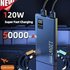 120W Super Fast Charging 30000 MAh Bank With 100% Sufficient Capacity Power Supply For Various Mobile Phones