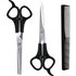 barber scissors flat shears tooth shears haircut cloth comb set hairdressing scissors broken hair bangs home children