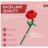 Building Blocks red rose building blocks bouquet puzzle assembly home decoration Valentine’s Day gift