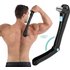 Men Shaver Electric Back Hair Shaving Razor Epilator 180 Foldable Battery Manual Long Handle Body Hair Trimmer Removal Tool