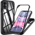 360 Degree Case For IPhone 13 12 11 Pro Max 15 14 Plus XS MAX XR Transparent Cover Full Body Red Built-in Screen